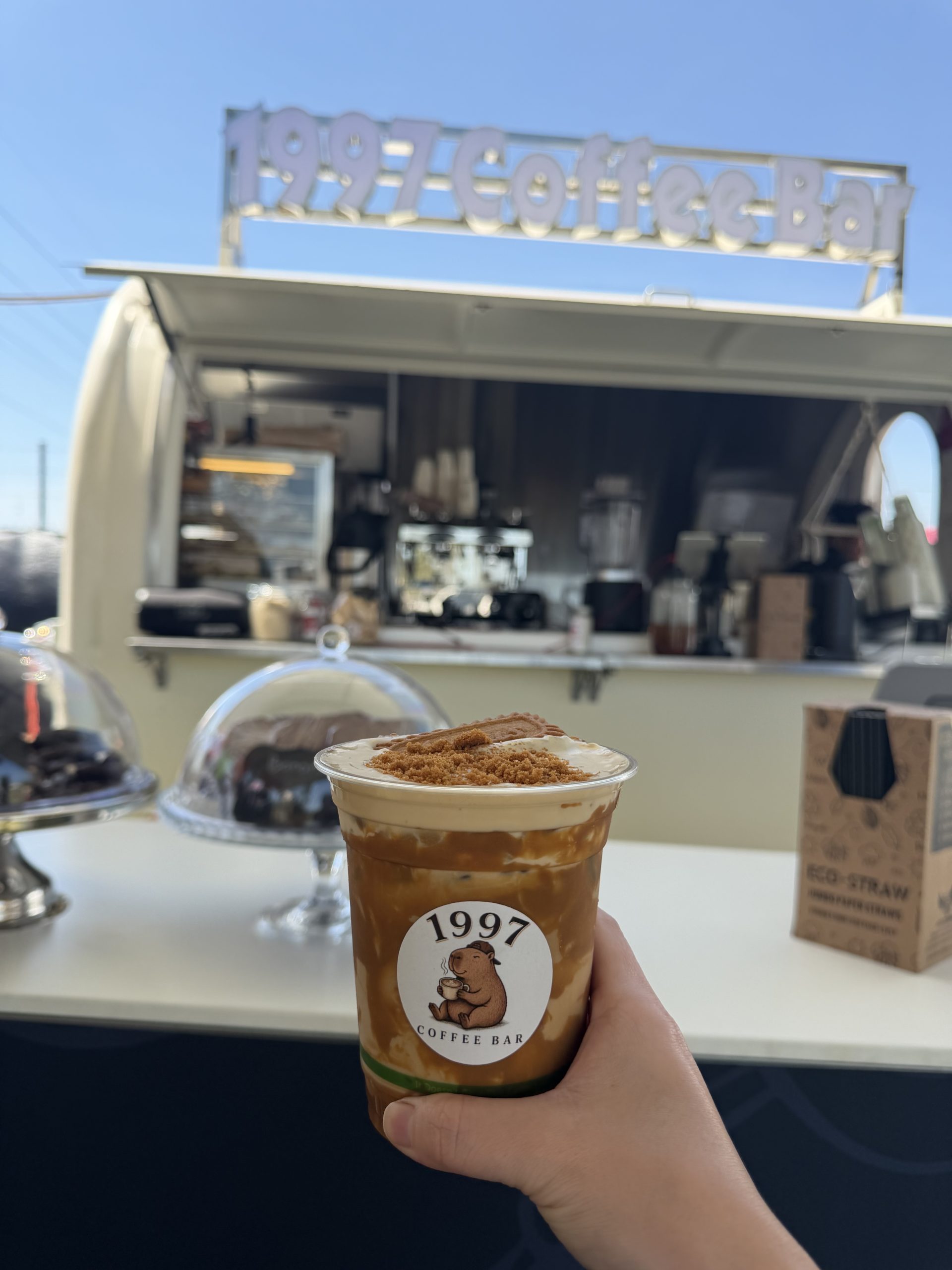 1997 Coffee Bar at MXGP Darwin 2026 | Hidden Valley 1997 Coffee Bar mobile coffee trailer at MXGP Darwin 2026 at Hidden Valley